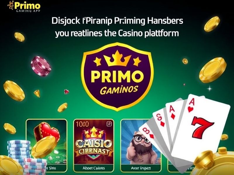 Discover Primo Gaming App, the ultimate online gambling platform offering a vast selection of casino games,-slot machines, poker, and sports betting. Play real money games securely on your device with top-tier entertainment options.